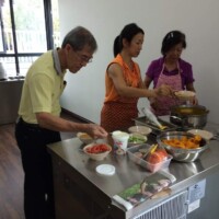 Participants taking part in a Silver Wellbeing community engagement.